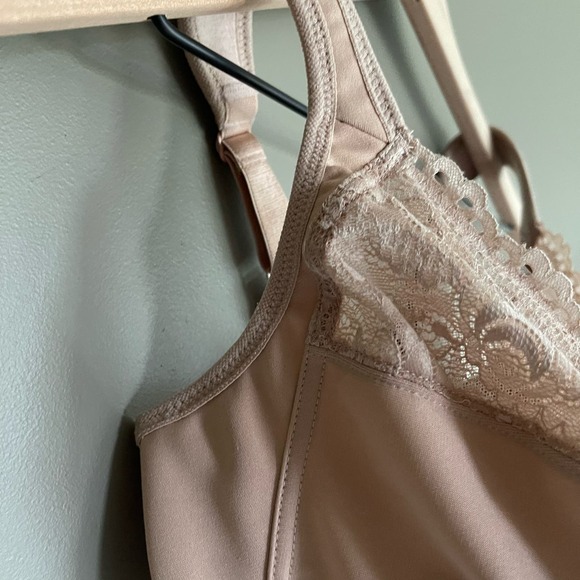 Glamorise Wonderwire Front Closure Bra in Cafe Size 34G Nude‎ Tan Cream Lace - Picture 13 of 16